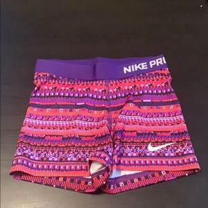 Nike pro spandex shorts